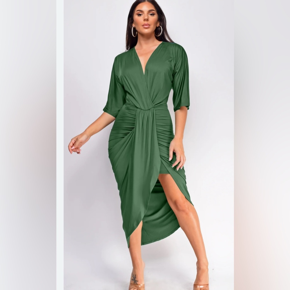 Dark‎ Green Solana Maxi Dress